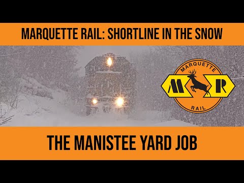 Trains in the Snow: Marquette Rail
