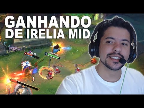 COMO COLOCAR PRESSÃO EM IRELIA - YASUO VS IRELIA MID GAMEPLAY
