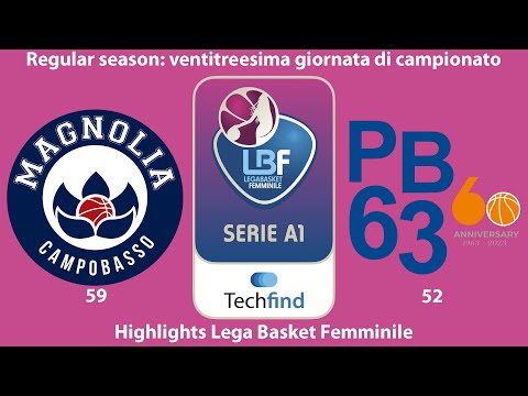@MagnoliaCampobassoChannel - @polisportivabattipagliese8032: gli highlights di @LegaBasketFemminile