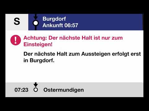 BLS Ansage » Achtung: Der nächste Halt ist nur zum Einsteigen! | SLBahnen