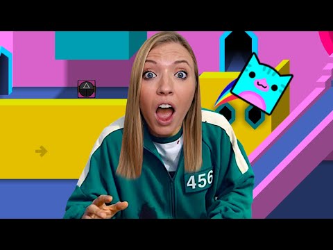 I WON Geometry Dash Squid Game!
