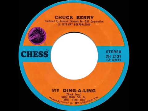 1972 HITS ARCHIVE: My Ding-A-Ling - Chuck Berry (a #1 record--narrow stereo 45 single version)