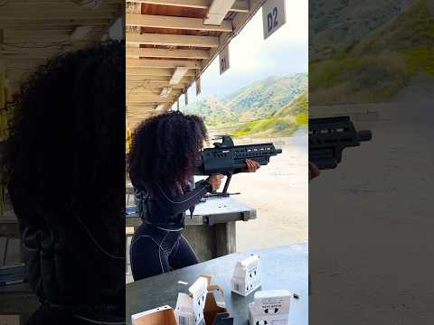Girls first time at the gun range 🔫