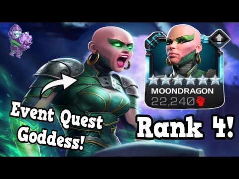 Rank 4 Moon Dragon! Event Quest Goddess! | Marvel Contest of Champions