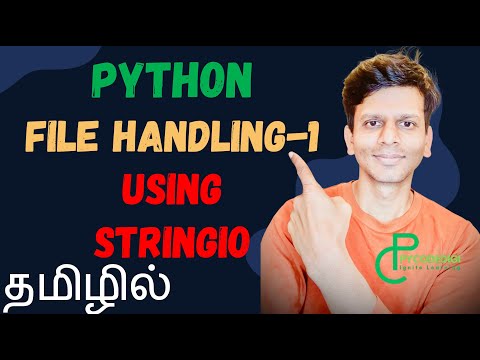 Python File Handling In Tamil Part 1 Read Data From String Python Stringio Read File Python