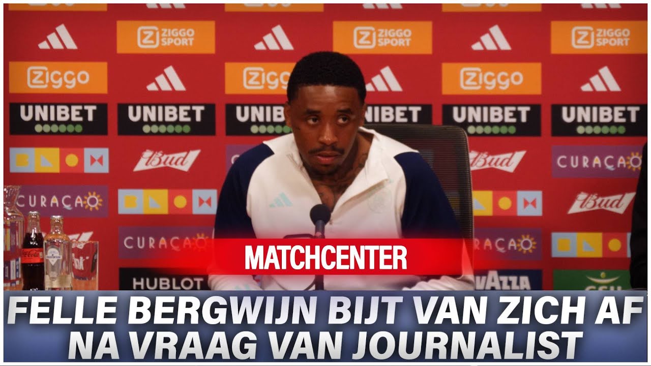 Thumbnail for article: Geïrriteerde Bergwijn bijt van zich af na afloop van Ajax - Almere City