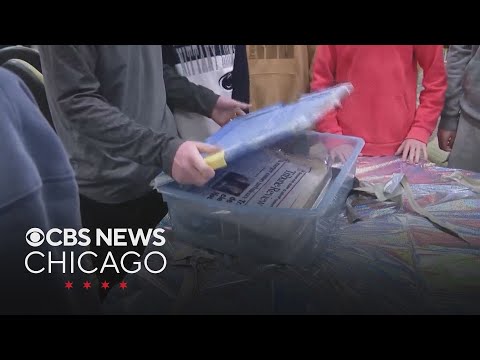 Teens open time capsule from 2000, encounter VHS tapes and floppy discs