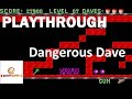 playthrough retro Dangerous Dave 1990 free Play Link In