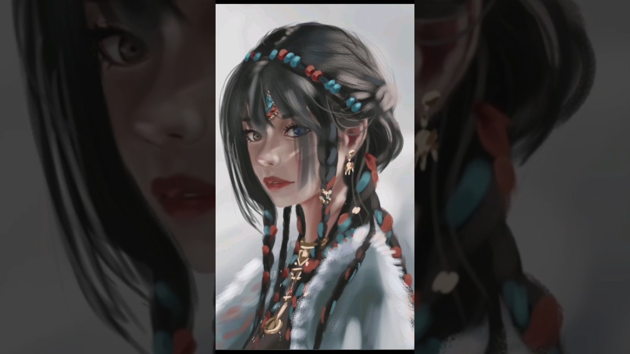 WLOP digital painting study process