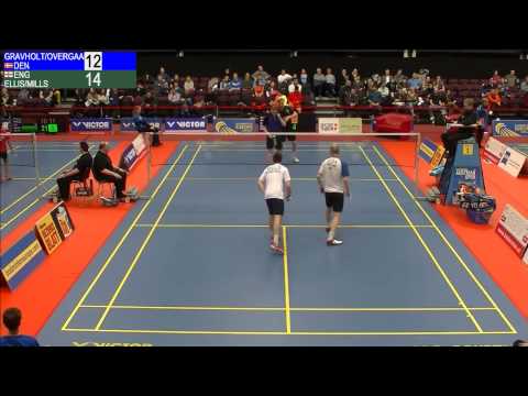 Austrian Open 2015 - QF | MD S. GRAVHOLT/N. OVERGAARD (DEN) VS A. ELLIS/P. MILLS (ENG)[6]
