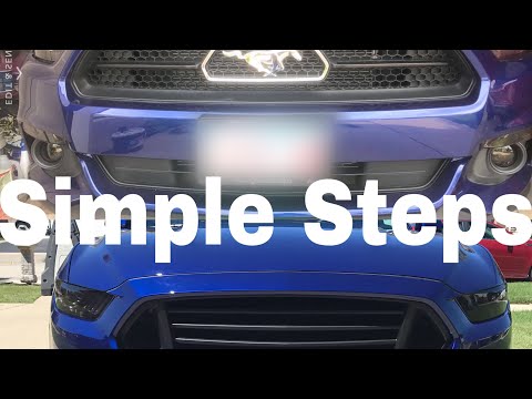How To Install Any Grille On A 2015-2017 Mustang (MMD V Series Grille)