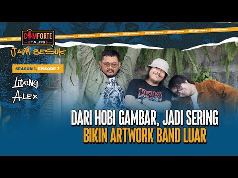 Image Dari Hobi Gambar, Jadi Sering Bikin Artwork Band Luar: COMFORTE TALKS JAM BESUK EP 7