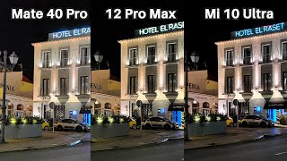 Xiaomi Mi 10 Ultra Vs Huawei Mate 40 Pro Vs iPhone 12 Pro Max Camera Comparison