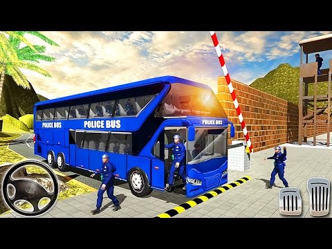 Police Bus Driving Simulator Off Road Transport Duty 01 - Android GamePlay