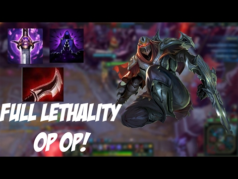 Yissuo Plays Zed Full Lethality OP OP!