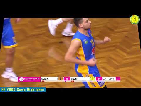 12.kolo HTPL – KK Sonik Puntamika vs  KK Vrijednosnice Osijek   VROS Game Highlights