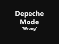 Depeche Mode - Wrong + lyrics 