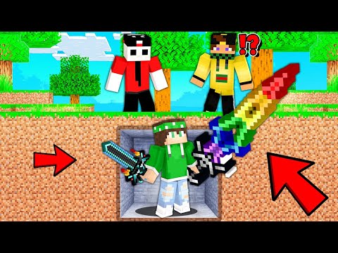 MARCY CACCIATORE vs 2 SPEEDRUNNER con le SPADE più FORTI DI MINECRAFT