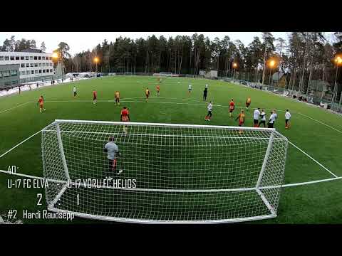 1. voor 2019: U-17 FC Elva - U-17 Võru FC Helios 4:3 (2:2)