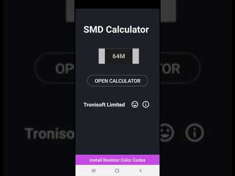 SMD Resistor Calculator Video