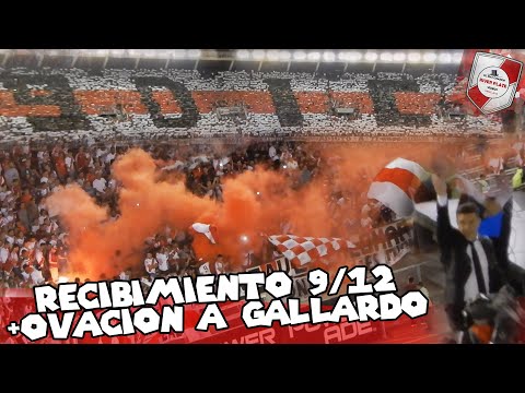 "Recibimiento del 9/12 | Ovación a Gallardo | La Copa Eterna" Barra: Los Borrachos del Tablón • Club: River Plate
