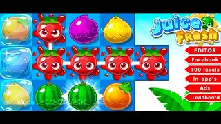 Match 3 Juice Fresh Complete Project EDITOR v1.5.3