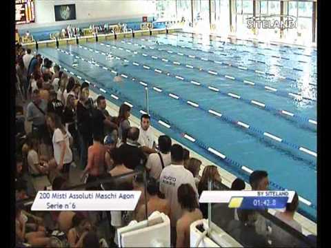 Serie 6 dei 200 Misti  Assoluti M Agonisti - 7 Meeting City of Lignano