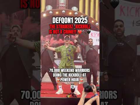 DEFQON1 2025 THE STRAIKERZ- KICKROLL IS NOT A CRIME!!! ❤️🔨🖤