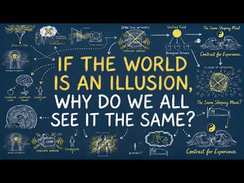 Why Do We See the Same World If Every Brain Creates Its Own Reality? A Shared Hallucination?