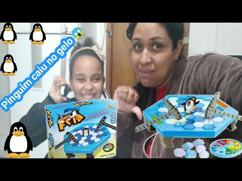 JOGO PINGUIM 🐧 NUMA FRIA / JOGO DE QUEBRA GELO / QUEM SERÁ QUE GANHOU ?