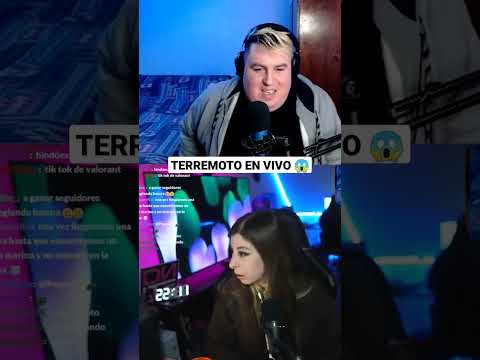 Terremoto captado en vivo 😱 #reaccion #twitch #clipstwitch #twitchargentina #terremoto