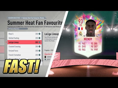 HOW TO UNLOCK SUMMER HEAT FF FERLAND MENDY 93 OBJECTIVE FASTEST METHOD!