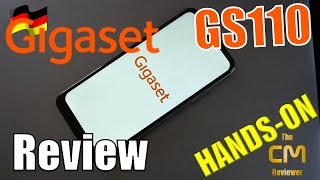 Gigaset GS110 Test: 6.1'' Smartphone Triple Tray removable 3000mAh battery - (Deutsch, eng. hints)