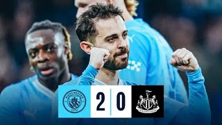 Manchester City 2-0 Newcastle : BRIEF HIGHLIGHTS