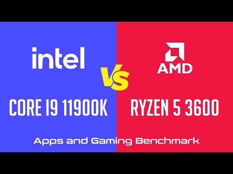 Intel Core i9 11900K vs AMD Ryzen 5 3600 - Apps & Gaming Benchmark (RTX 3090)