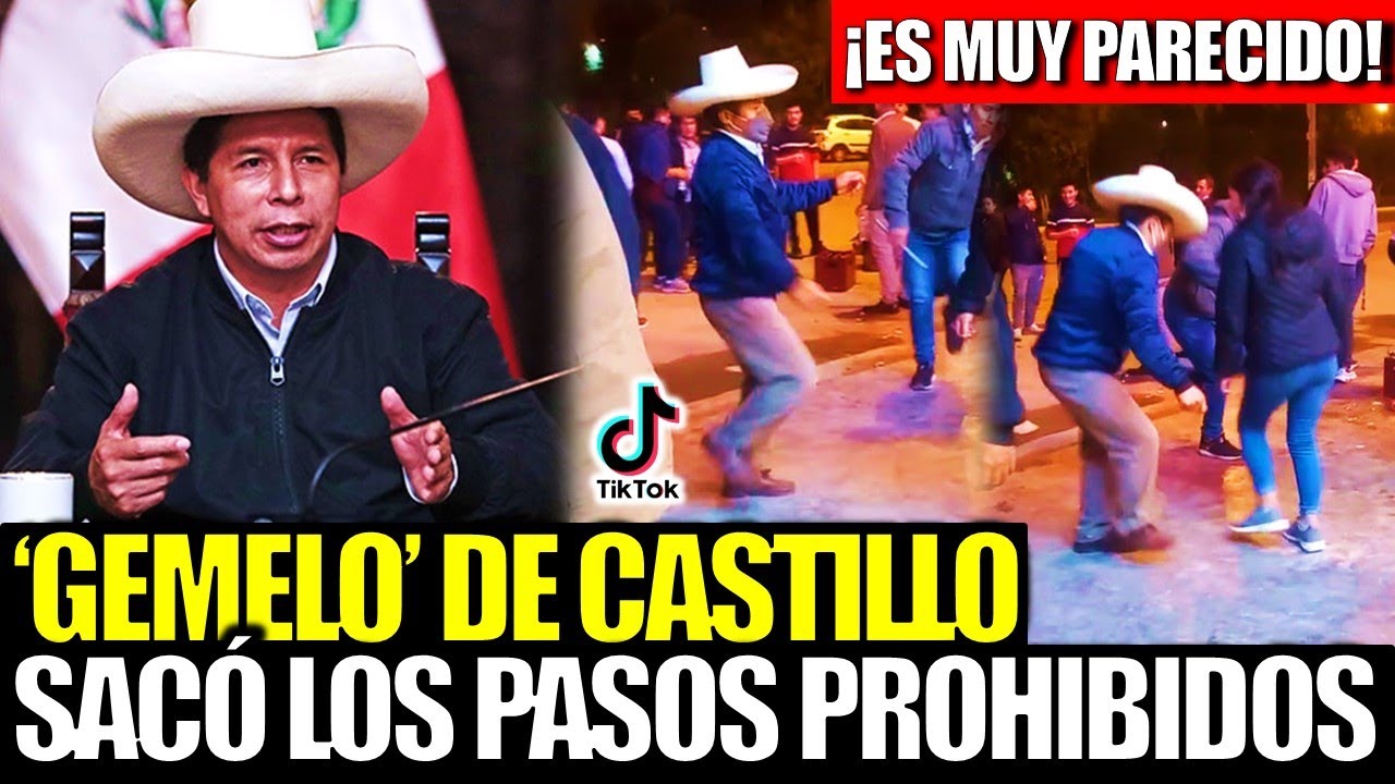 ¡SACÓ LOS PASOS PROHIBIDOS! GEMELO DE PEDRO CASTILLO ES CAPTADO BAILANDO EN CARABAYLLO