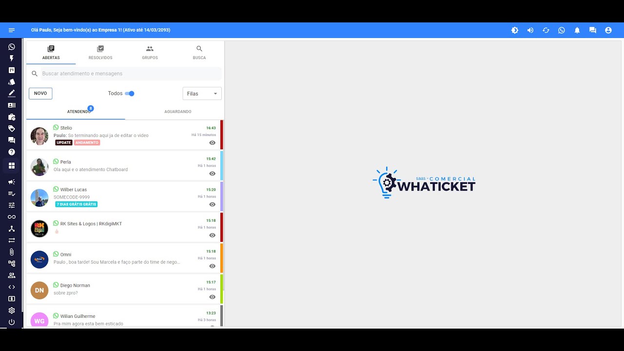 Passo a Passo para Atualizar sua Versão do Whaticket Saas