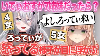 いでぃおすがもし7人姉妹だったら鏑木を従わせたいソフィ【ソフィア・ヴァレンタイン/鏑木ろこ/倉持めると/石神のぞみ/小清水透/獅子堂あかり/五十嵐梨花/にじさんじ切り抜き】