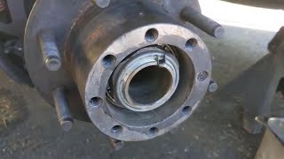 How to Replace Dana 80 axle Bearings Step by step
