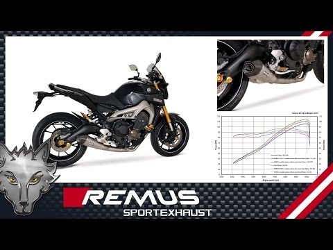 Yamaha MT-09 Mod. 2015 with REMUS Hypercone sport exhaust