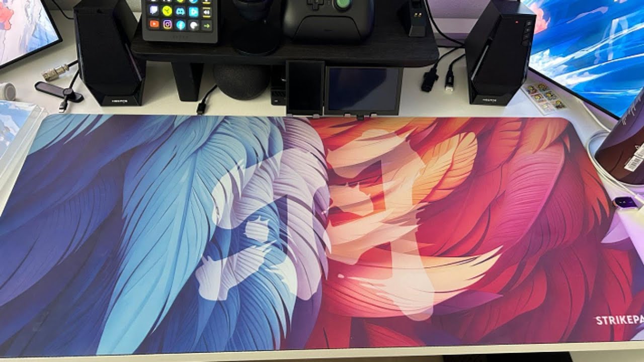 Mousepad com Infusão de Vidro Custo Benefício! O melhor deslize do AliExpress! Fantech Strikepad