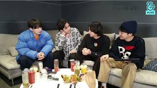 Download lagu [ENG SUB] Its BTS V, Jin, J-Hope & Jungkook!!! - vlive 03.06.22 mp3