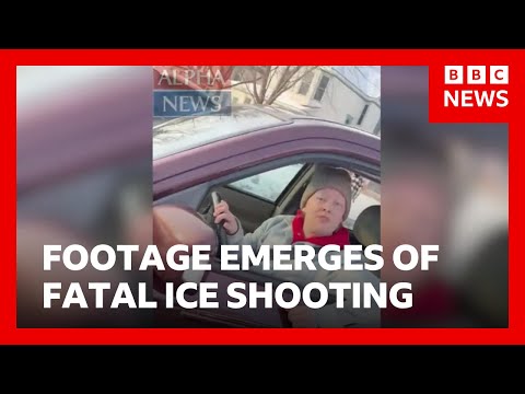 冰人特工持槍射殺明尼亞波利斯女子影片曝光！BBC新聞 (Video filmed by ICE agent who shot Minneapolis woman emerges | BBC News)