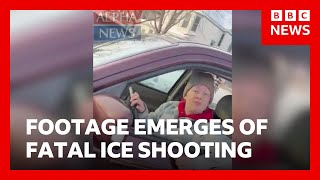 Download lagu Video filmed by ICE agent who shot Minneapolis woman emerges | BBC News mp3
