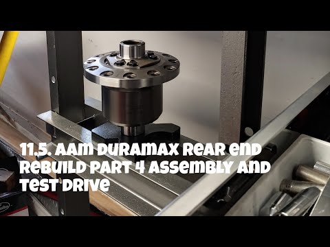 Project crew cab dually. part 4 rear end rebuild assembly 11.5 aam silverado duramax