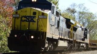 preview picture of video 'CSX Q373-15 Westbound At Monrovia'