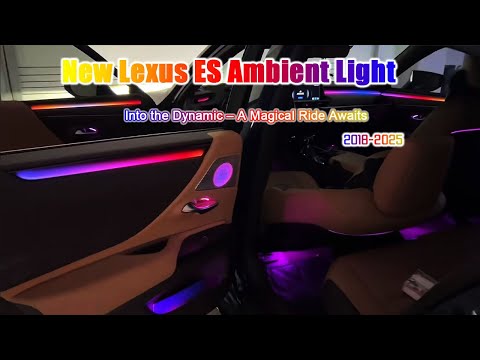 Lexus ES Ambient Lighting Upgrade | Full Interior LED Trim Installation Tutorial (OEM Style Look!)