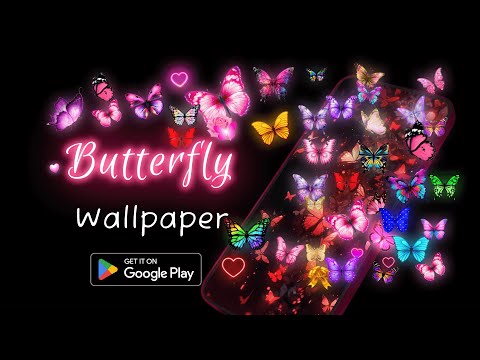 Sparkling Butterfly Wallpaper