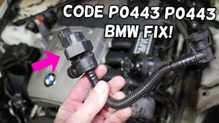 HOW TO FIX CODE P0443 P0444 PURGE CONTROL VALVE BMW N51 N52 N53 N54 ENGINE E90 E91 E92 E60 X3 X5 Z4