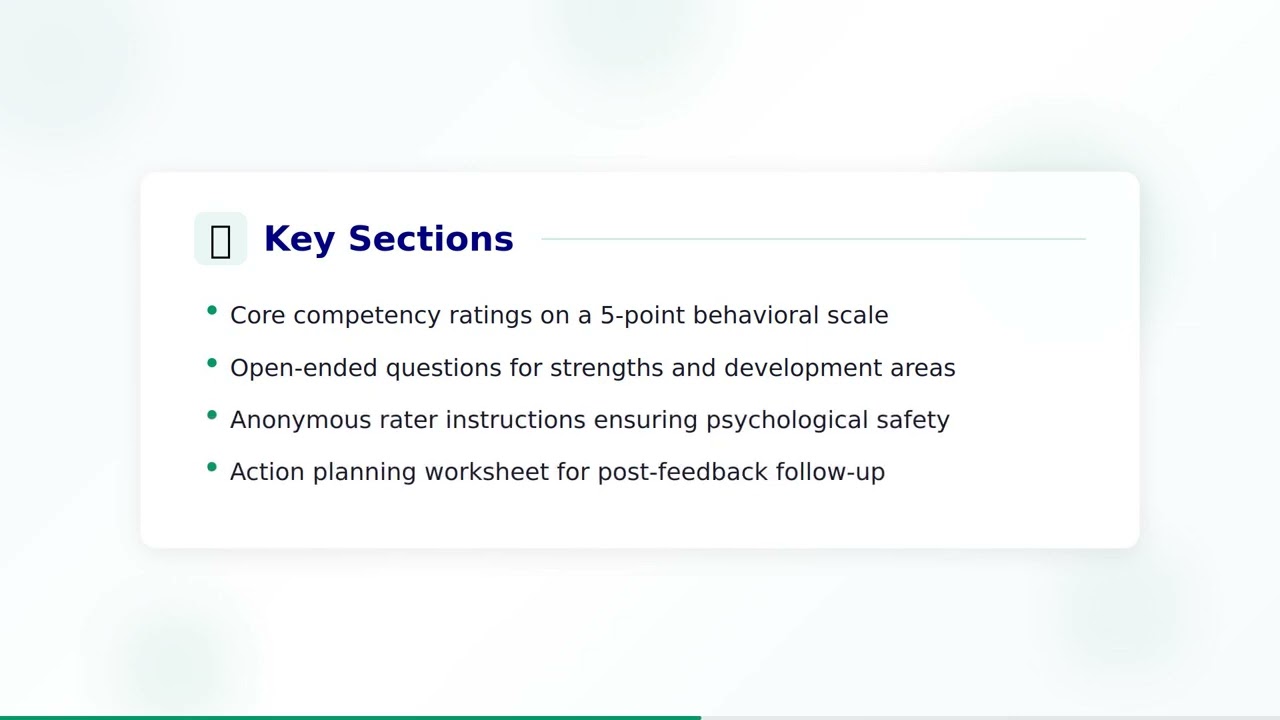 360 Feedback Template Guide